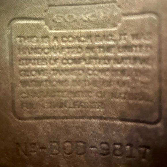 Coach 9817 Brown Bag - Picture 3 of 7